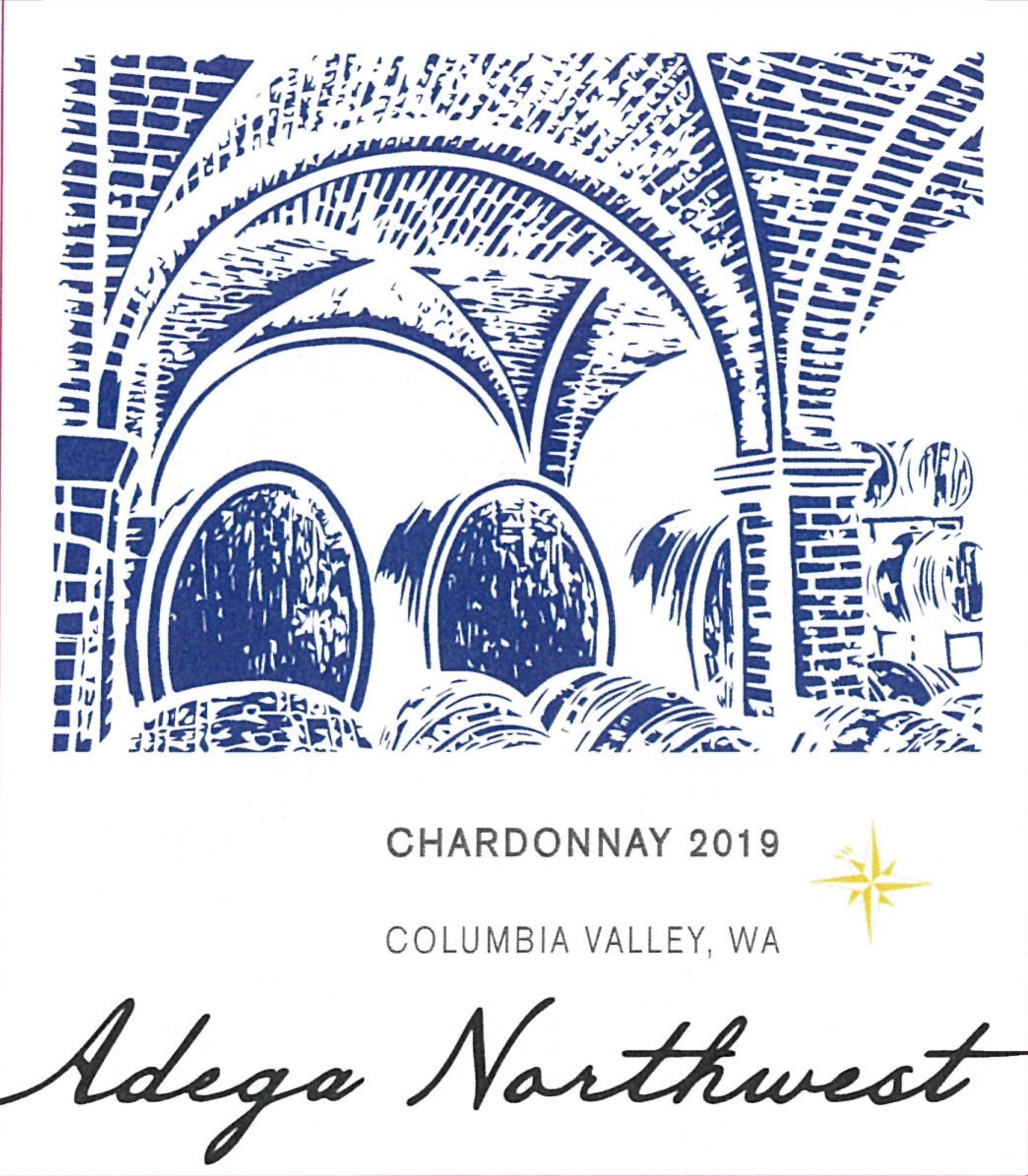 TABC label artwork for Adega Northwest Chardonnay