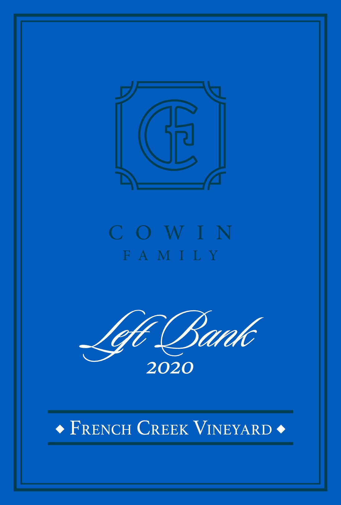 TABC label artwork for Cowin Family Left Bank Red Blend