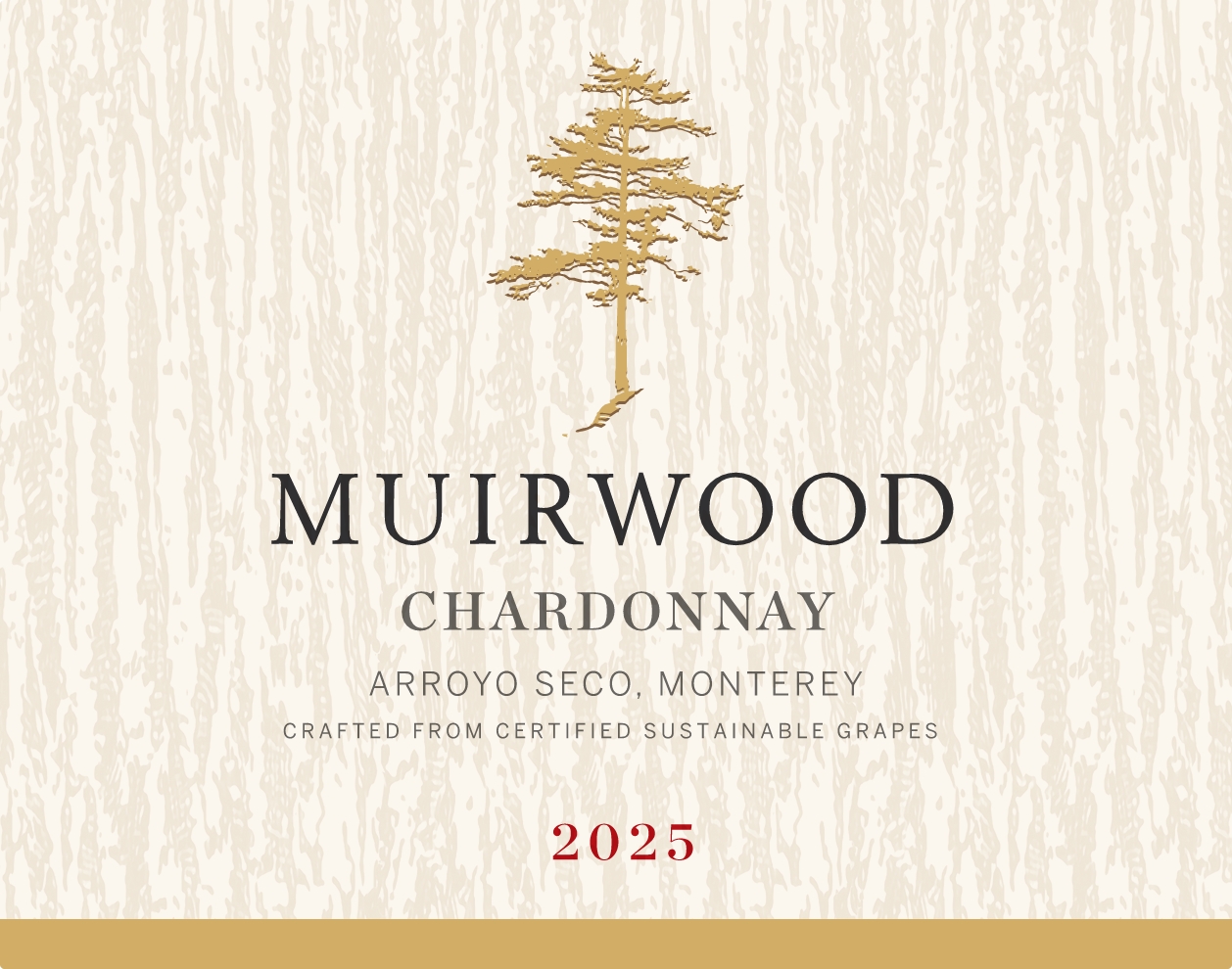 TABC label artwork for Muirwood Chardonnay, Arroyo Seco (683)