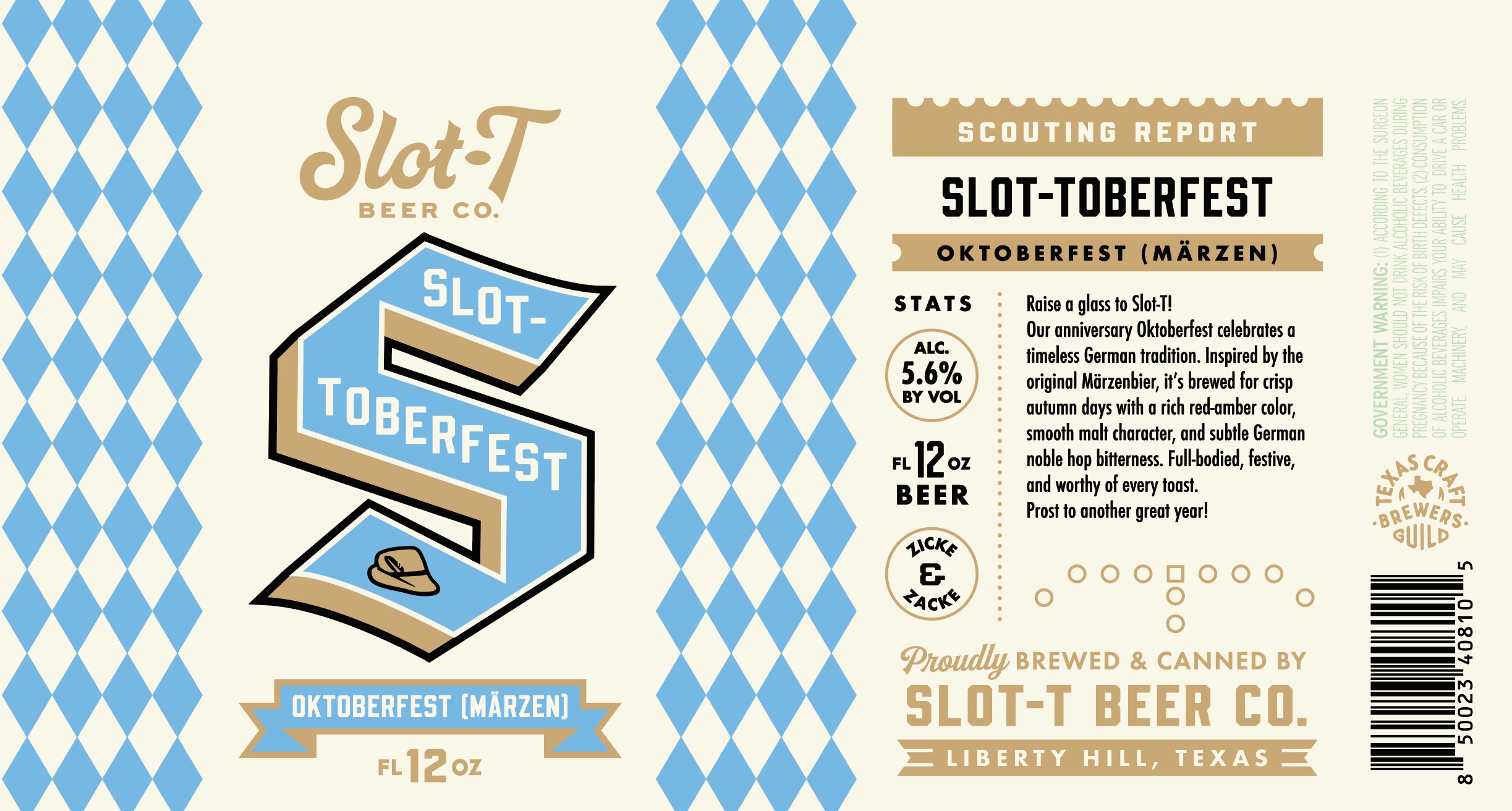 TABC label artwork for Slot-Toberfest