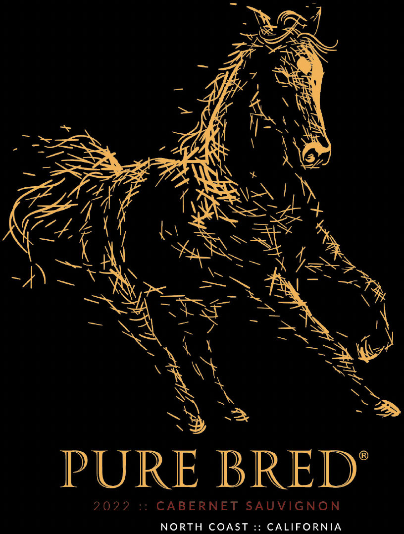 TABC label artwork for Pure Bred Cabernet Sauvignon