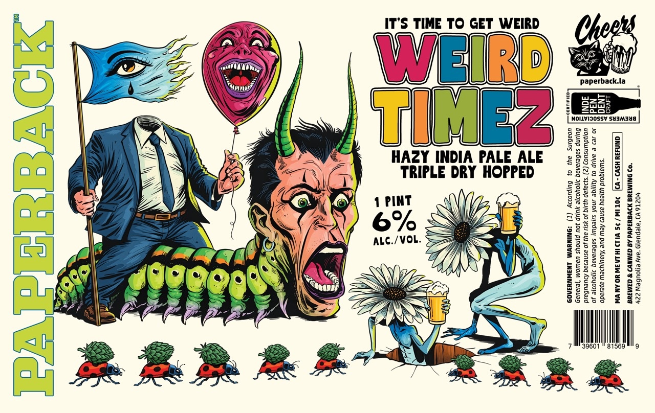 TABC label artwork for Weird Timez
