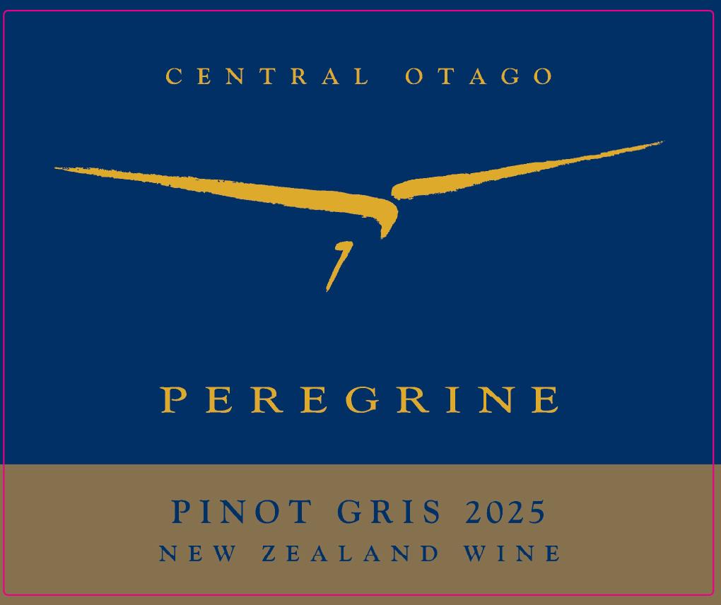 TABC label artwork for Peregrine, Pinot Gris