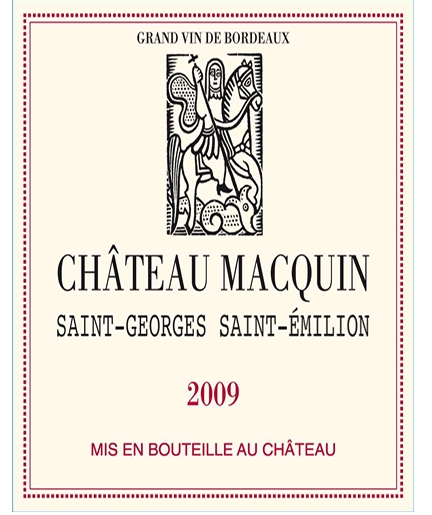 TABC label artwork for CHATEAU MACQUIN