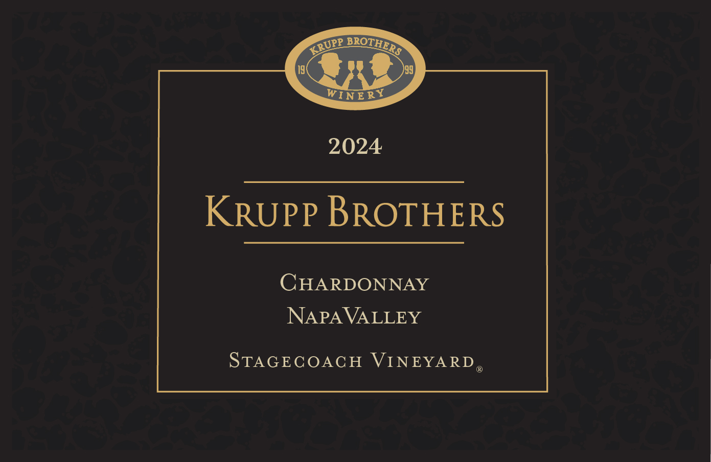 TABC label artwork for Krupp Brothers Chardonnay