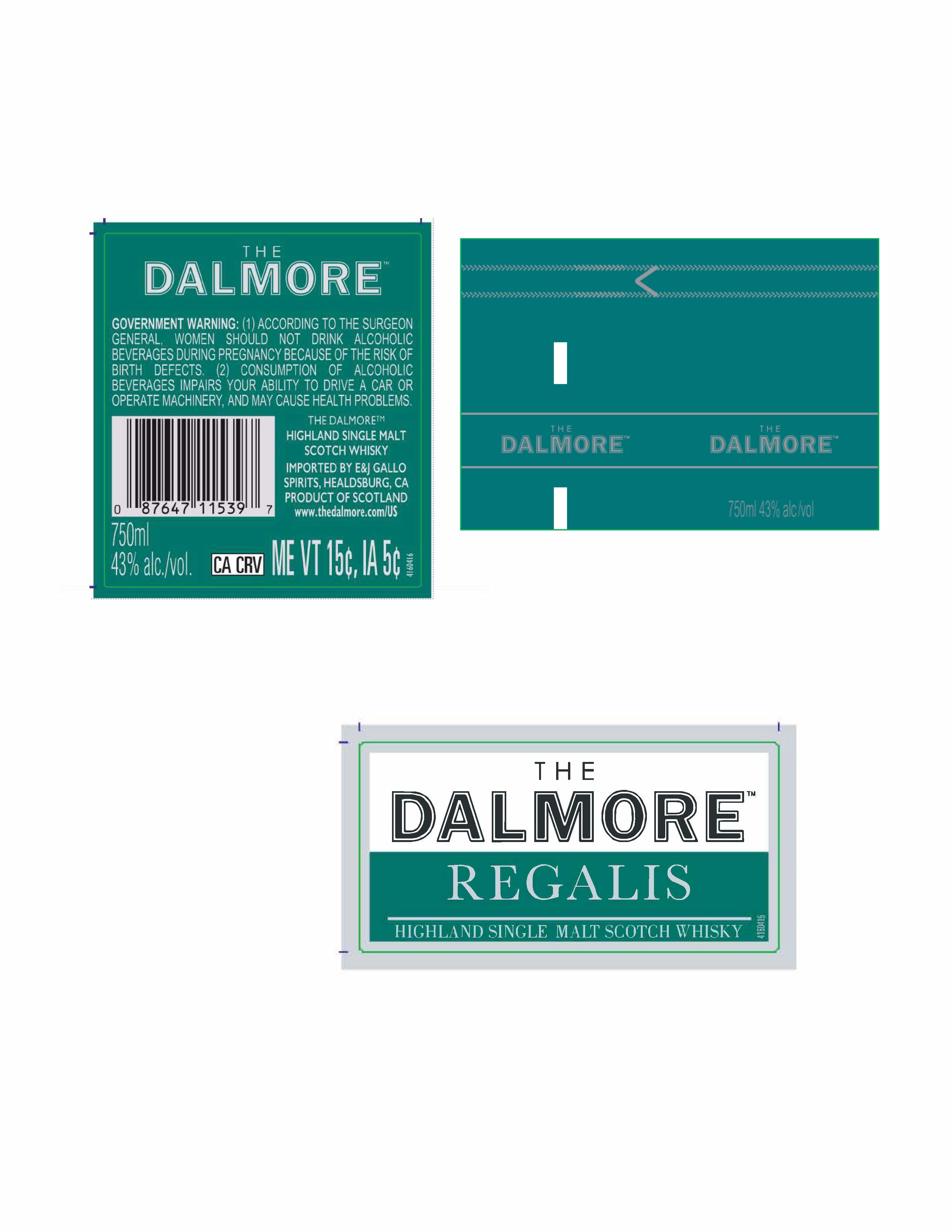 TABC label artwork for The Dalmore Regalis