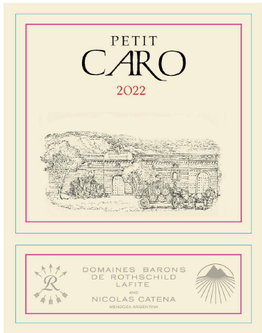 TABC label artwork for PETIT CARO
