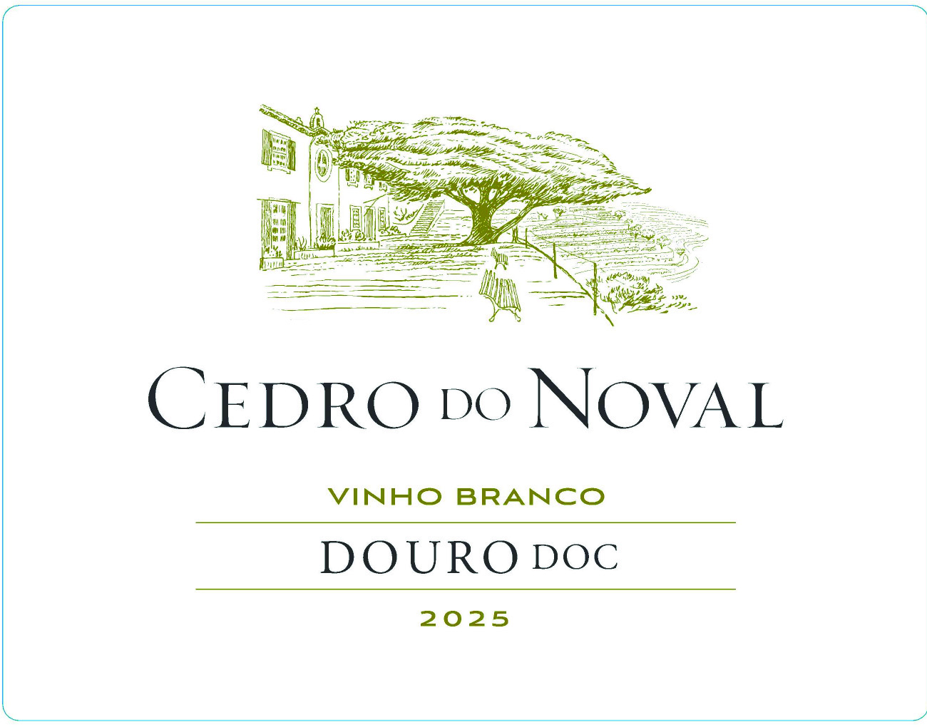 TABC label artwork for Cedro do Noval Branco White 2025