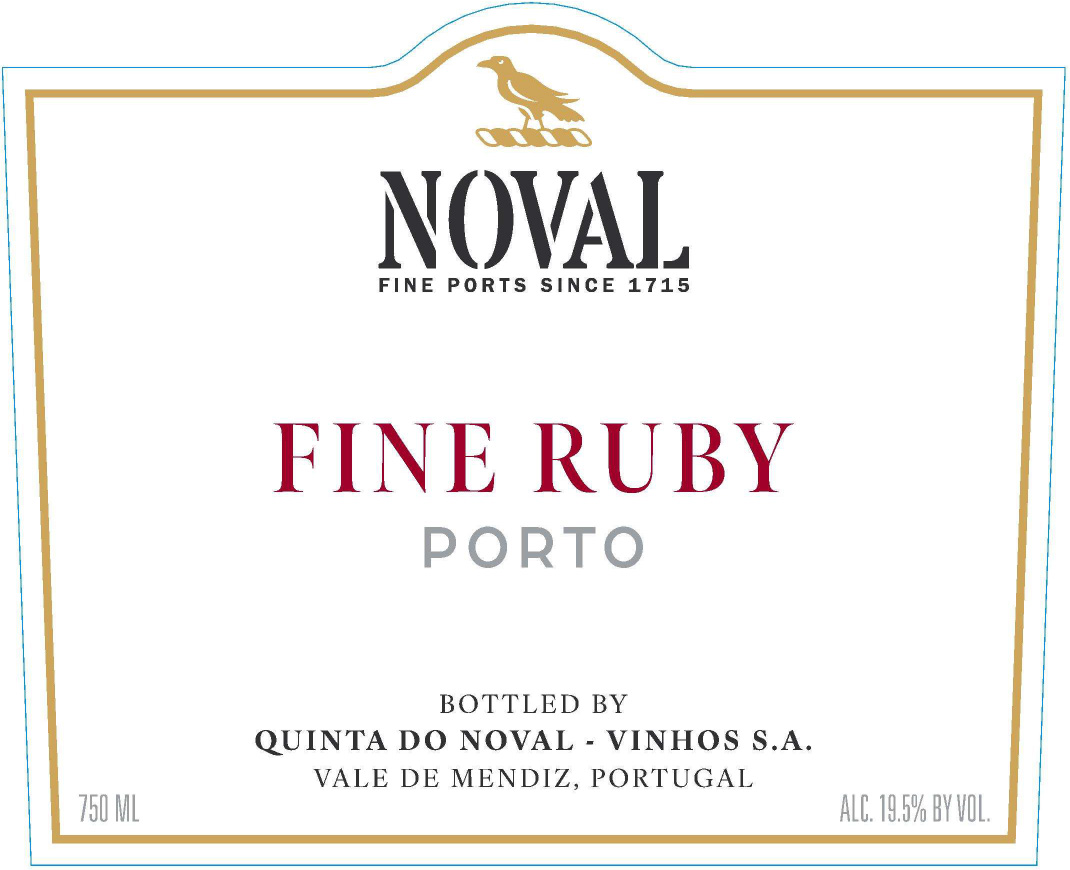 TABC label artwork for Noval Fine Ruby Porto