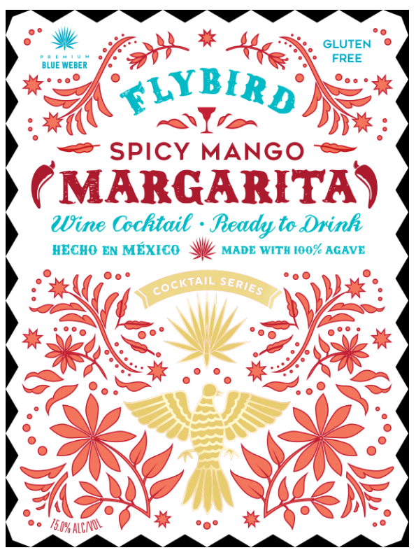 TABC label artwork for Flybird Spicy Mango
