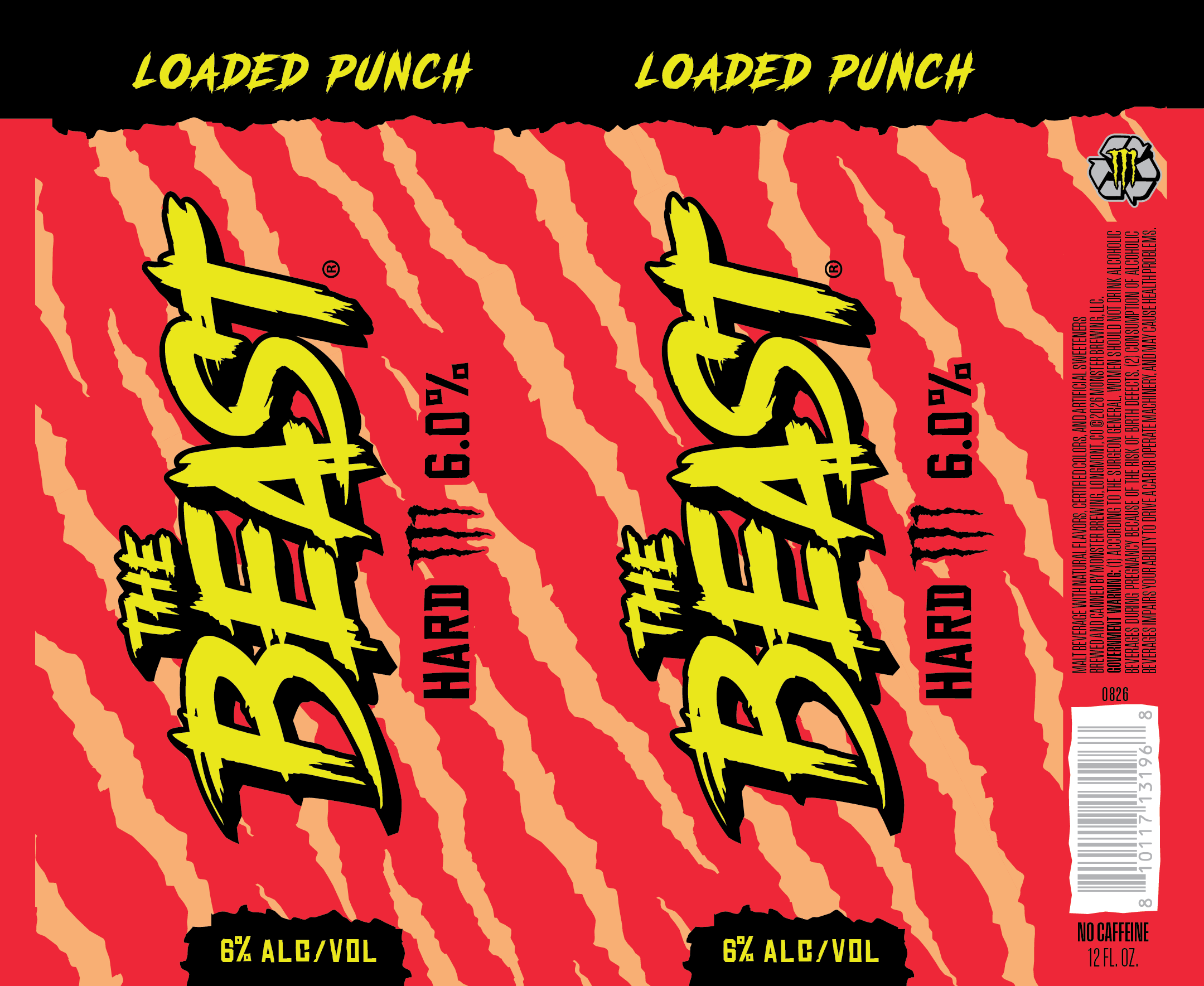 TABC label artwork for The Beast Loaded Punch