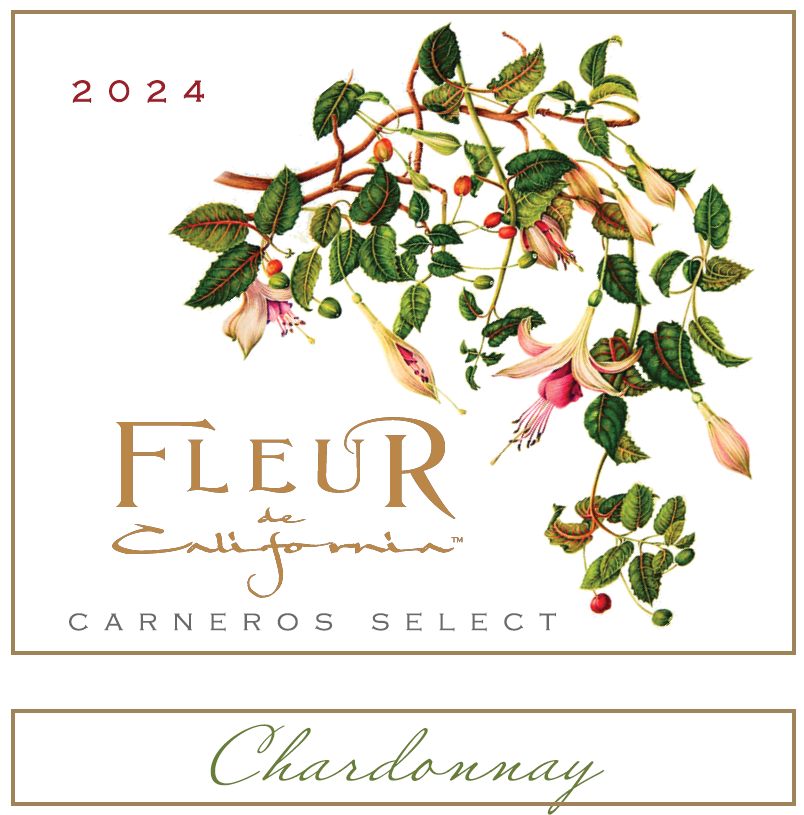 TABC label artwork for Fleur De California Chardonnay Carneros Select