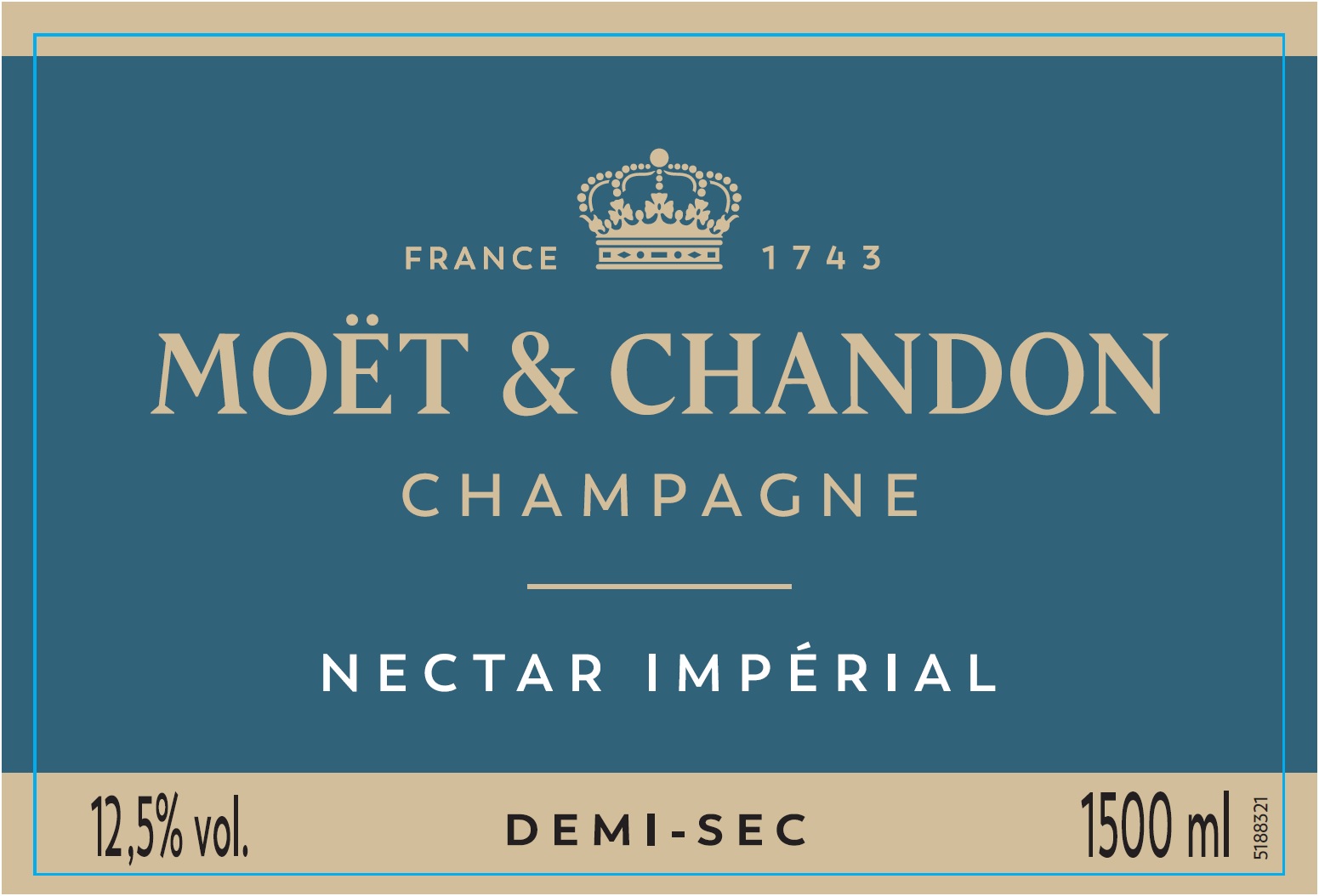TABC label artwork for MOET & CHANDON NECTAR IMPERIAL